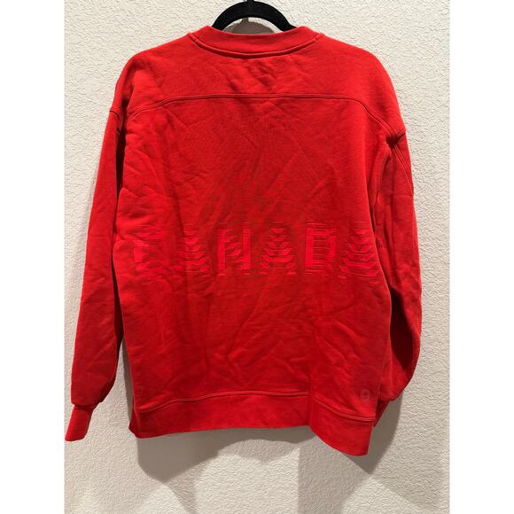 Lululemon Team Canada Perfectly Oversized Crew in Red Size 2 - Picture 4 of 11